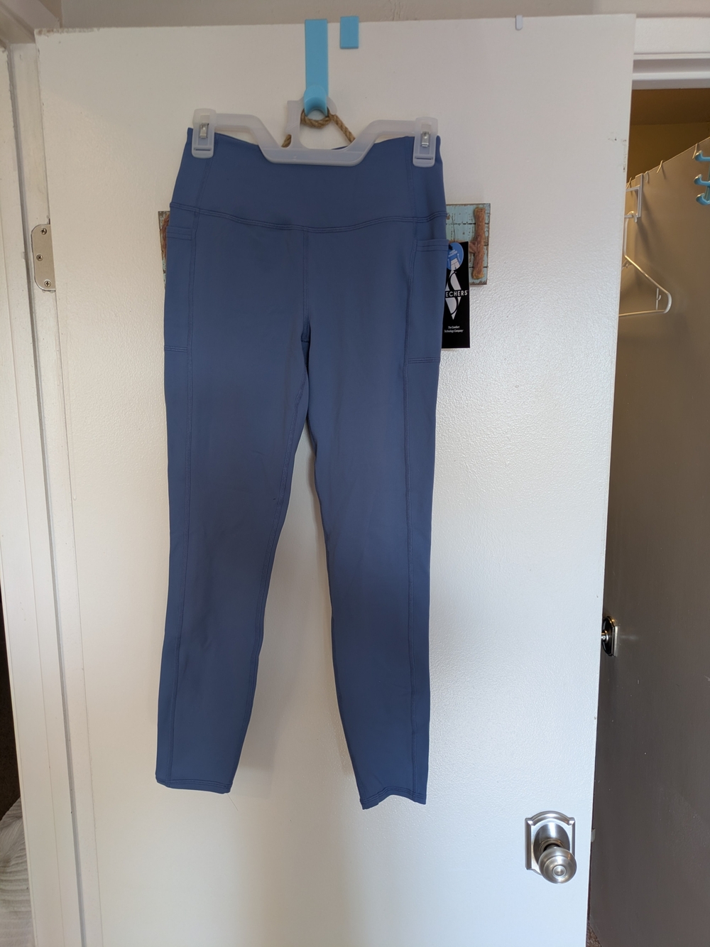 NWT Skechers Women High-Rise Leggings In Light Purple